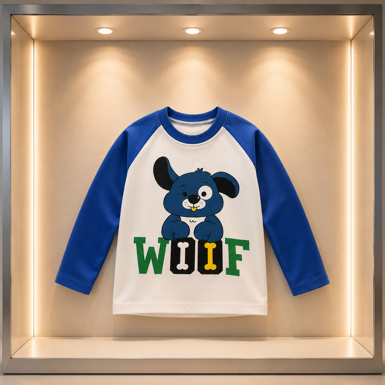 Poleras Infantiles de Manga Larga 100% Algodón