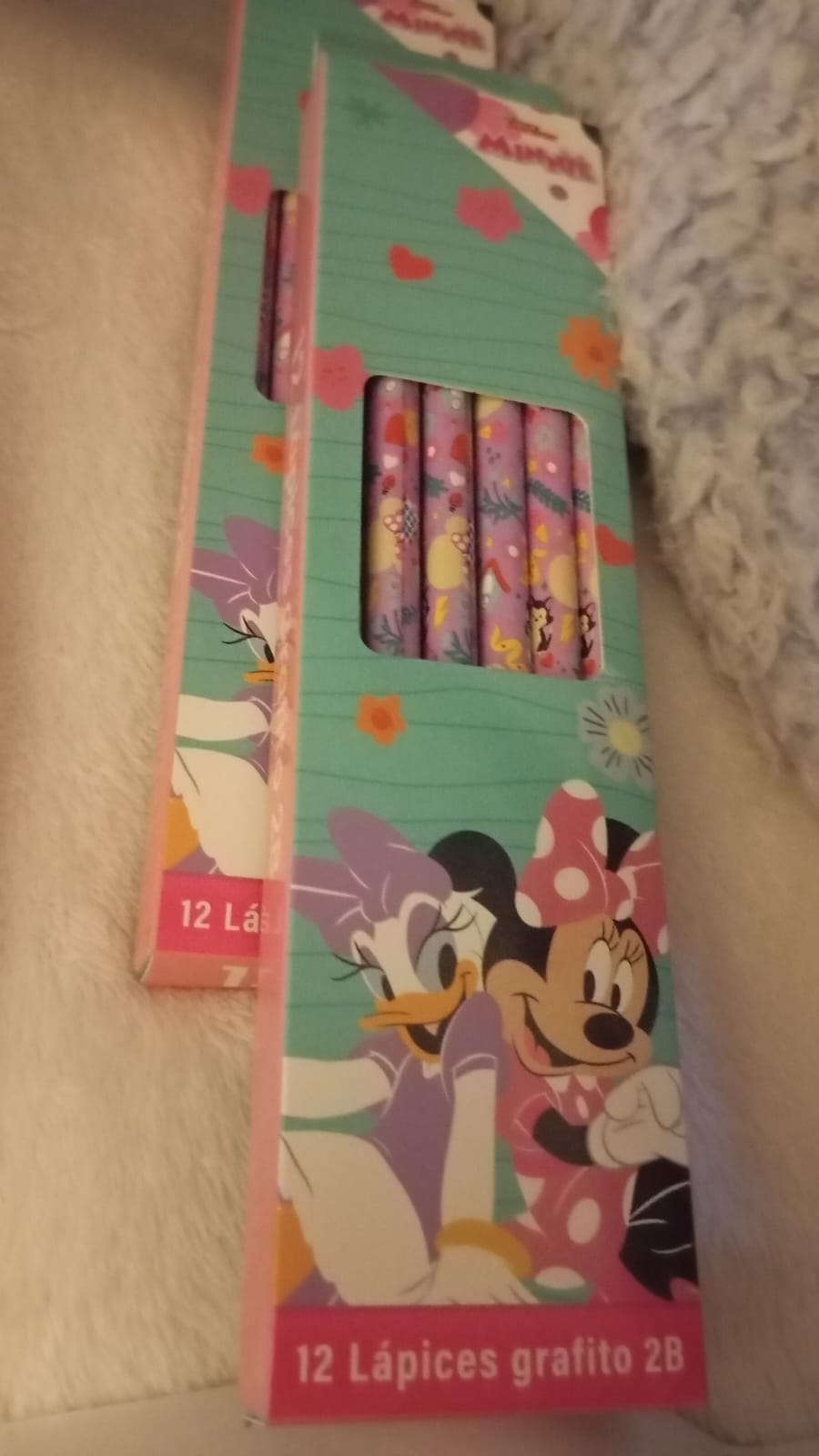 12 LAPICES GRAFITO Estilo DISNEY