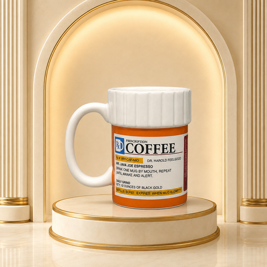 TAZÓN COFFEE PRESCRIPTION – DISEÑO ORIGINAL 390 ml