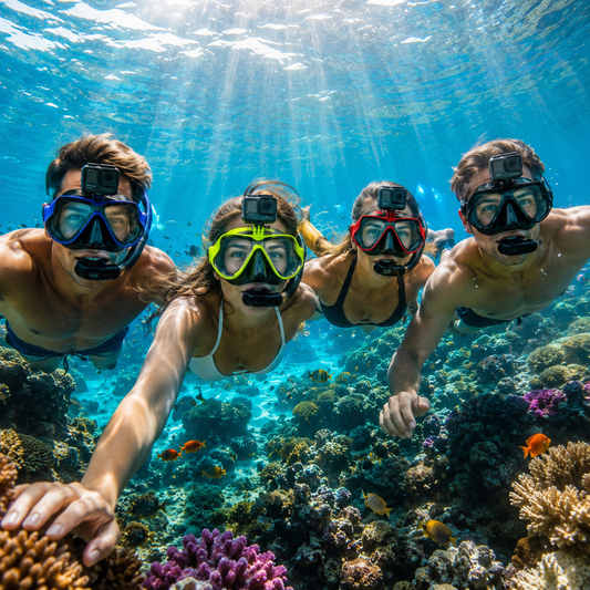 ANTIPARRAS DE SNORKEL PARA CÁMARA TIPO GOPRO