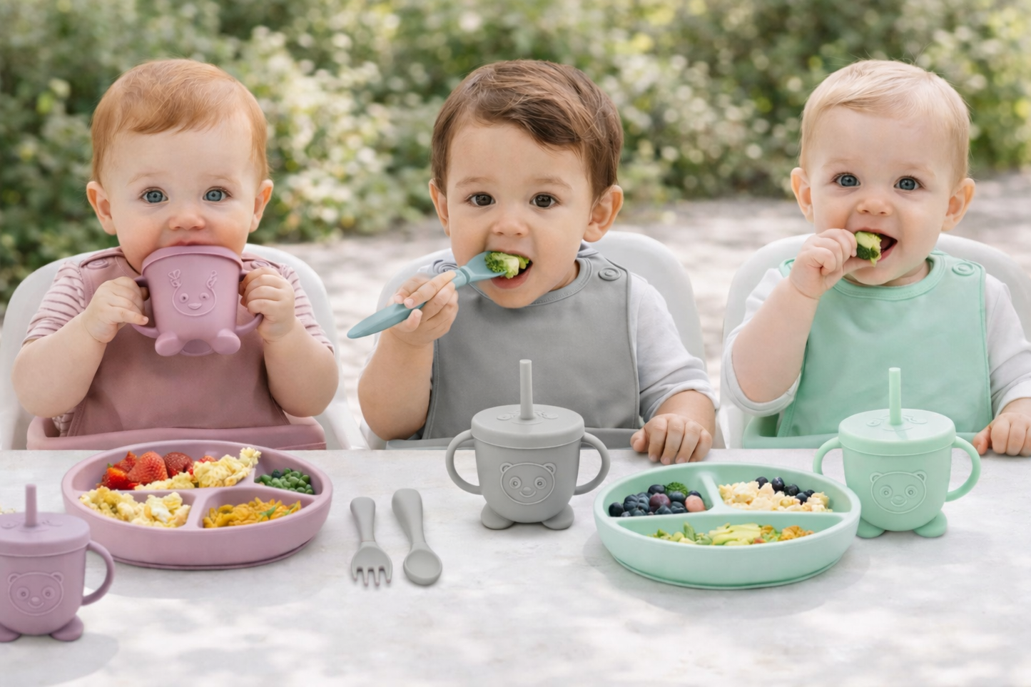 SET ALIMENTACION BEBÉ 5 PIEZAS