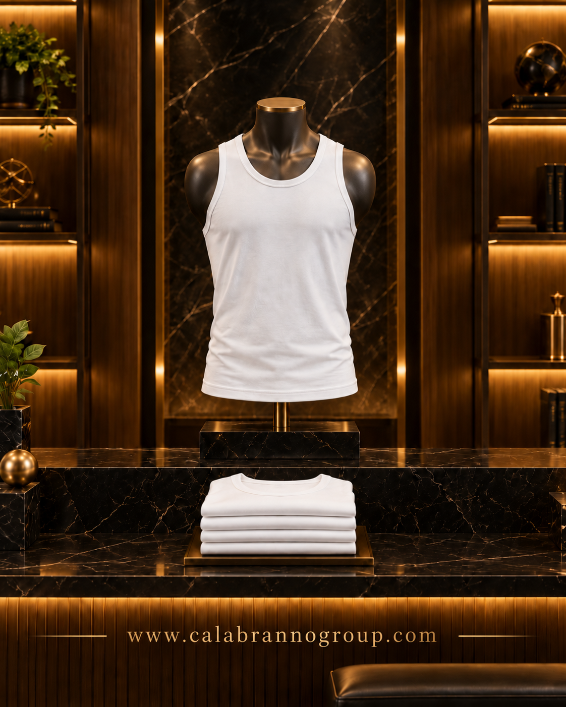 CAMISETA HOMBRE SIN MANGAS 90% ALGODÓN – SUAVE, ELASTICADA Y CÓMODA