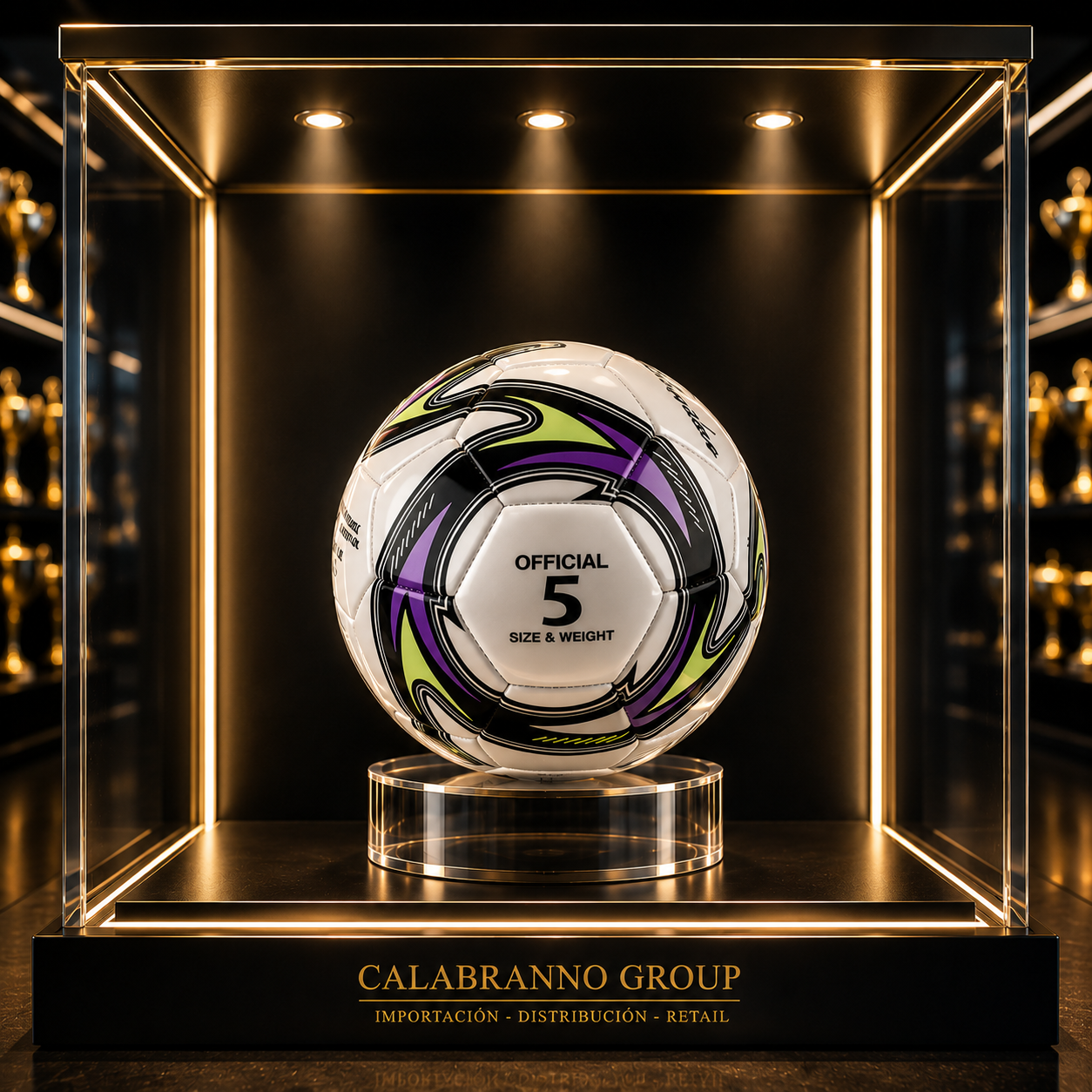 Balón de Fútbol Tamaño 5 Oficial PVC + PU – 20 cm – Entrenamiento y Recreación