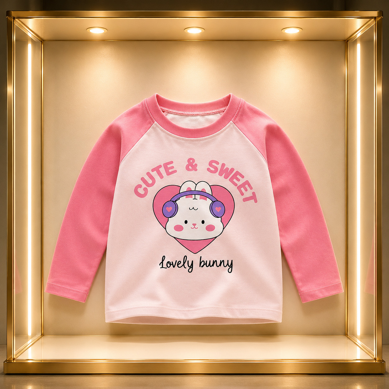 Poleras Infantiles de Manga Larga 100% Algodón
