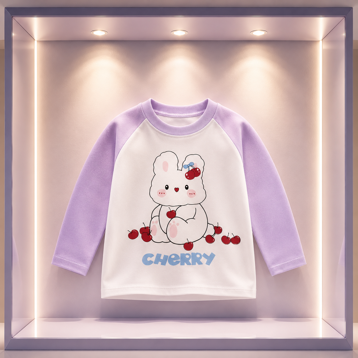 Poleras Infantiles de Manga Larga 100% Algodón