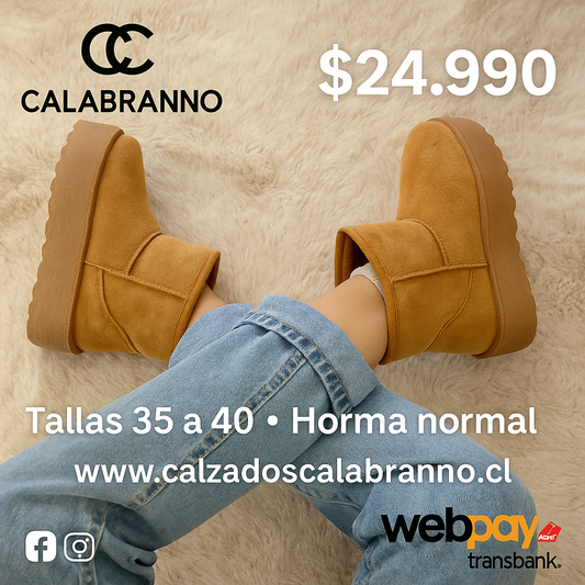Camel thermal women's ankle boots