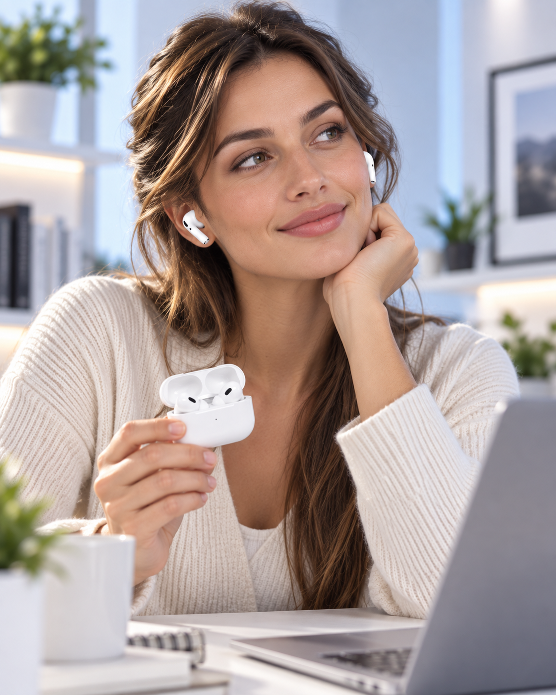AUDÍFONOS INALÁMBRICOS TWS BLUETOOTH CON ESTUCHE DE CARGA