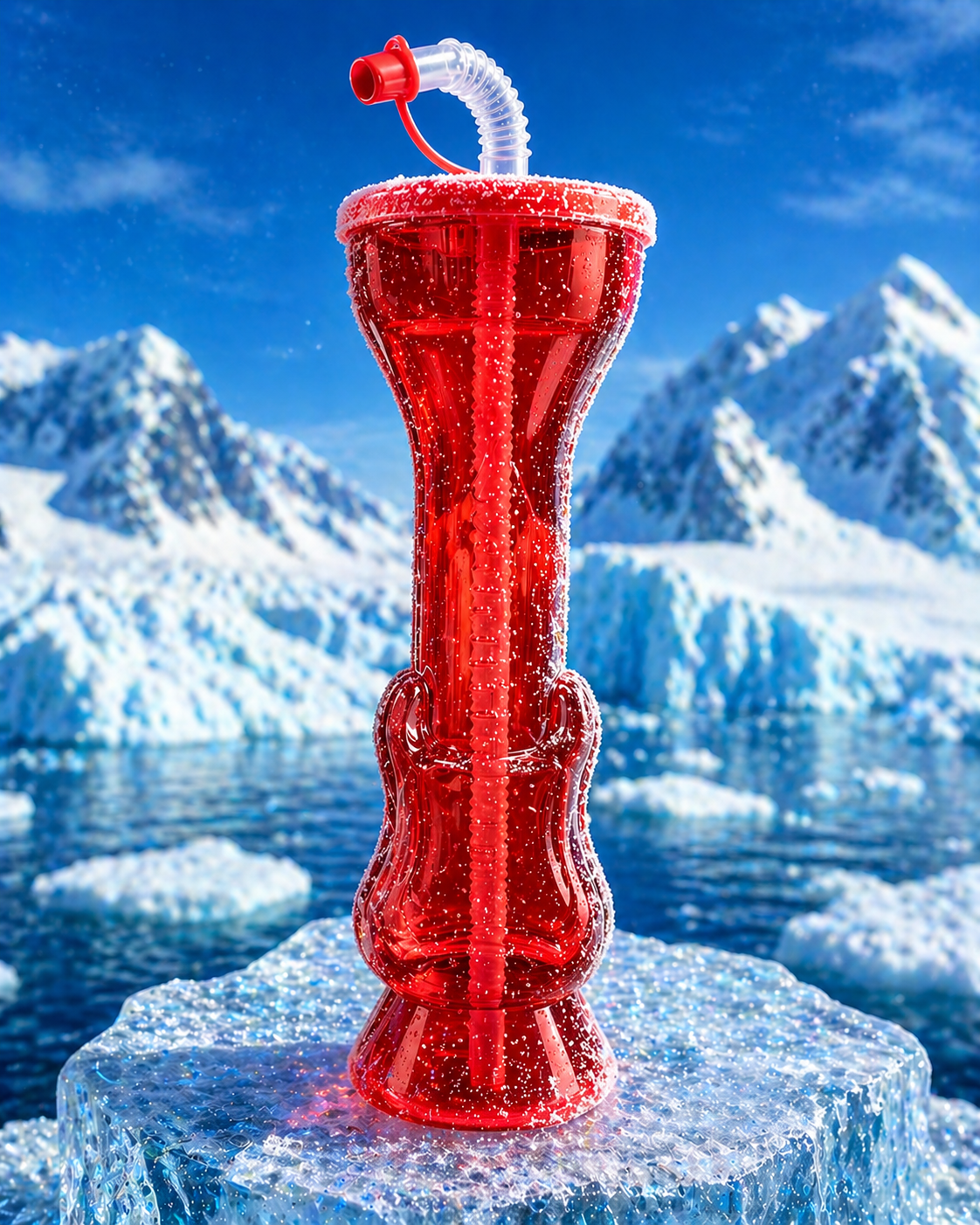 🎸 VASOS 800 ML DISEÑO GUITARRA ELÉCTRICA  ¡Bebidas heladas con estilo único y llamativo! 🔥