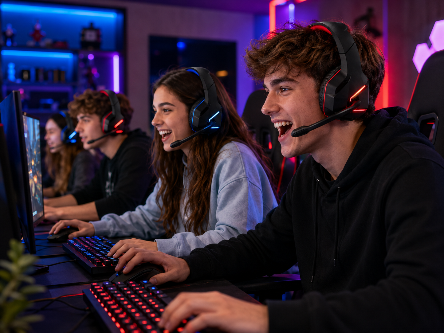 AUDÍFONOS GAMER ST-G99 BLUETOOTH INALÁMBRICOS CON MICRÓFONO