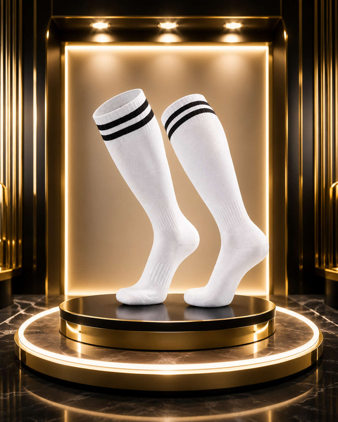 CALCETINES DE FÚTBOL ADULTO PUÑO RAYADO UNISEX