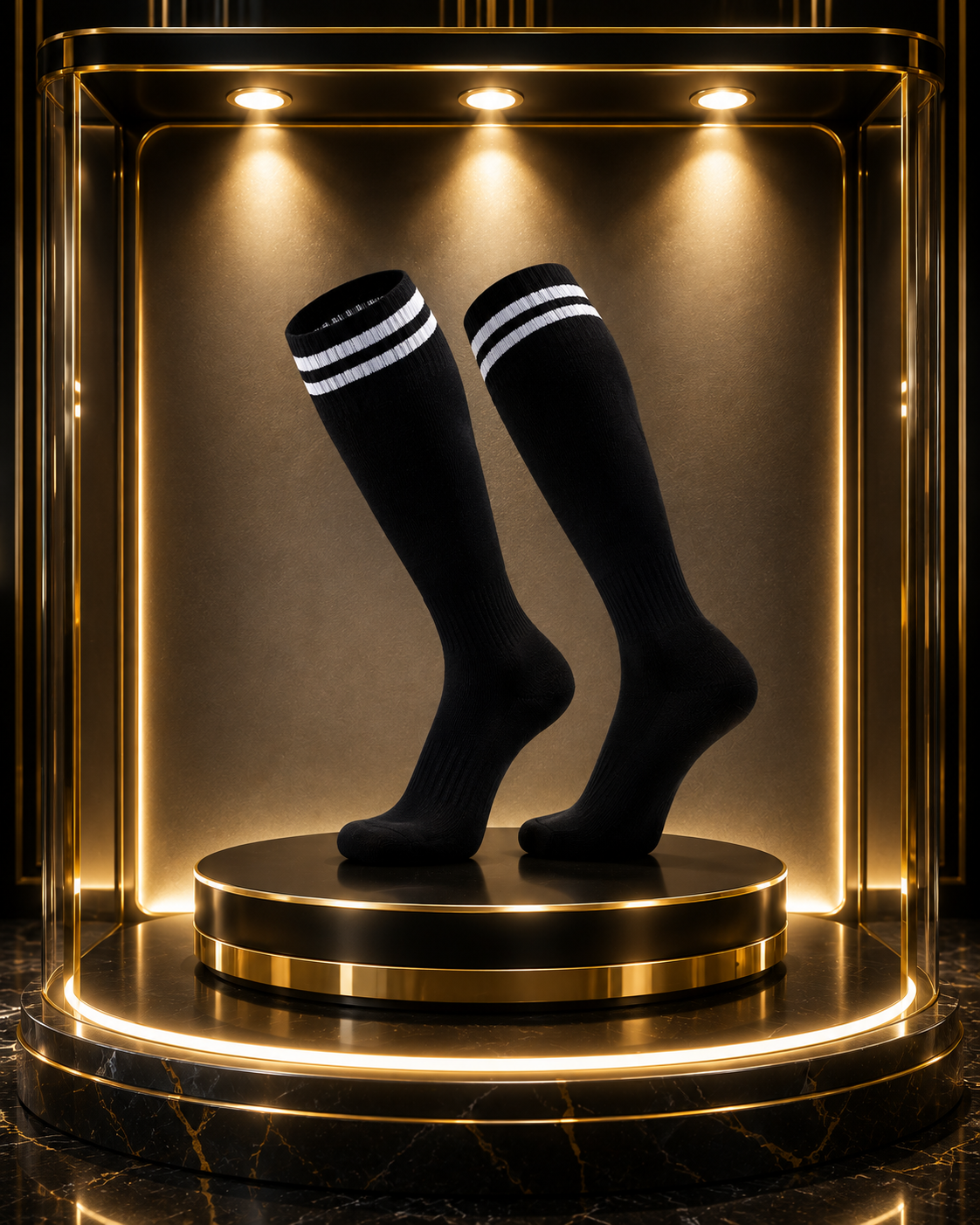 CALCETINES DE FÚTBOL ADULTO PUÑO RAYADO UNISEX