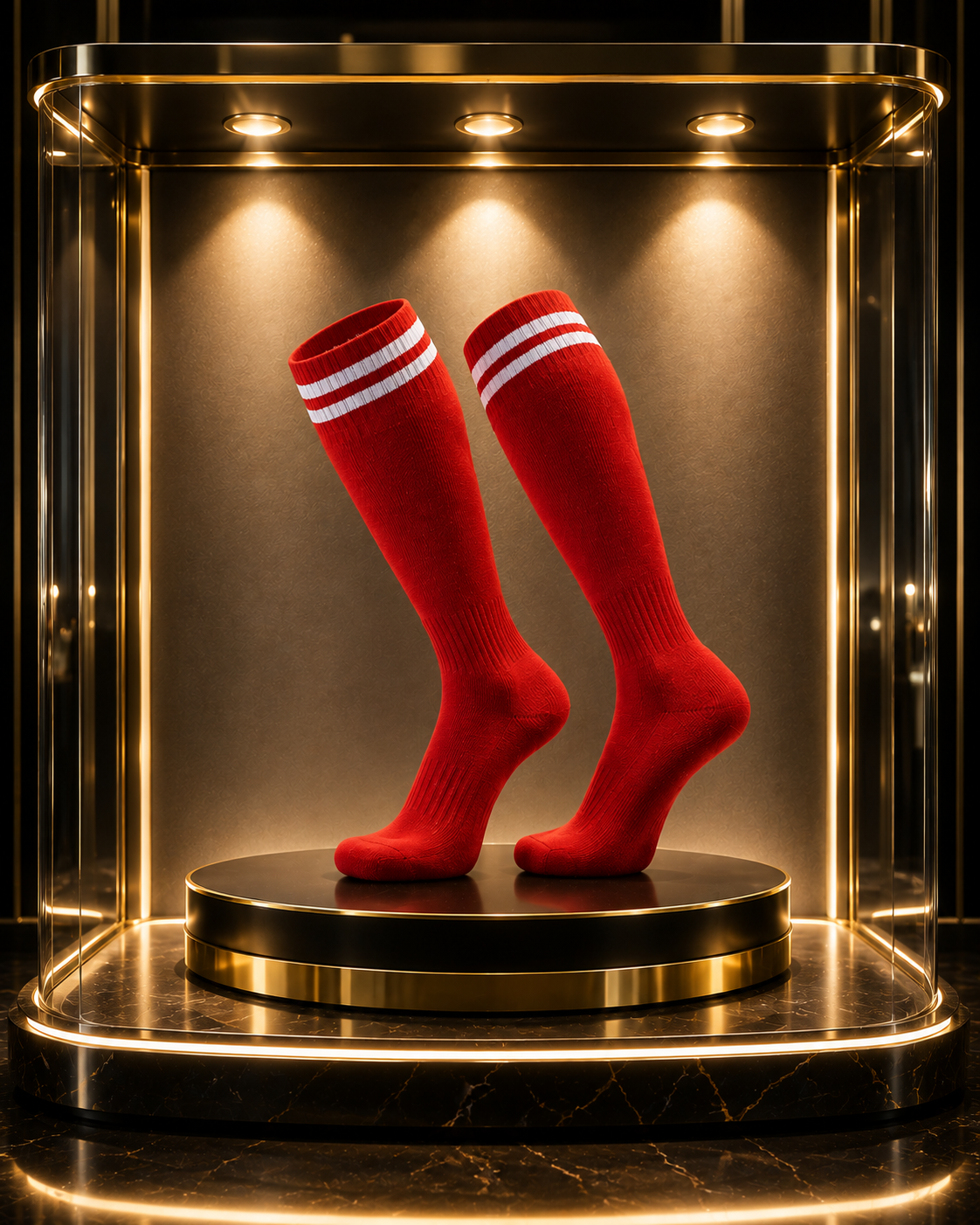 CALCETINES DE FÚTBOL ADULTO PUÑO RAYADO UNISEX