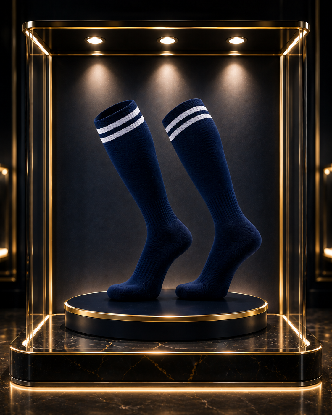 CALCETINES DE FÚTBOL ADULTO PUÑO RAYADO UNISEX