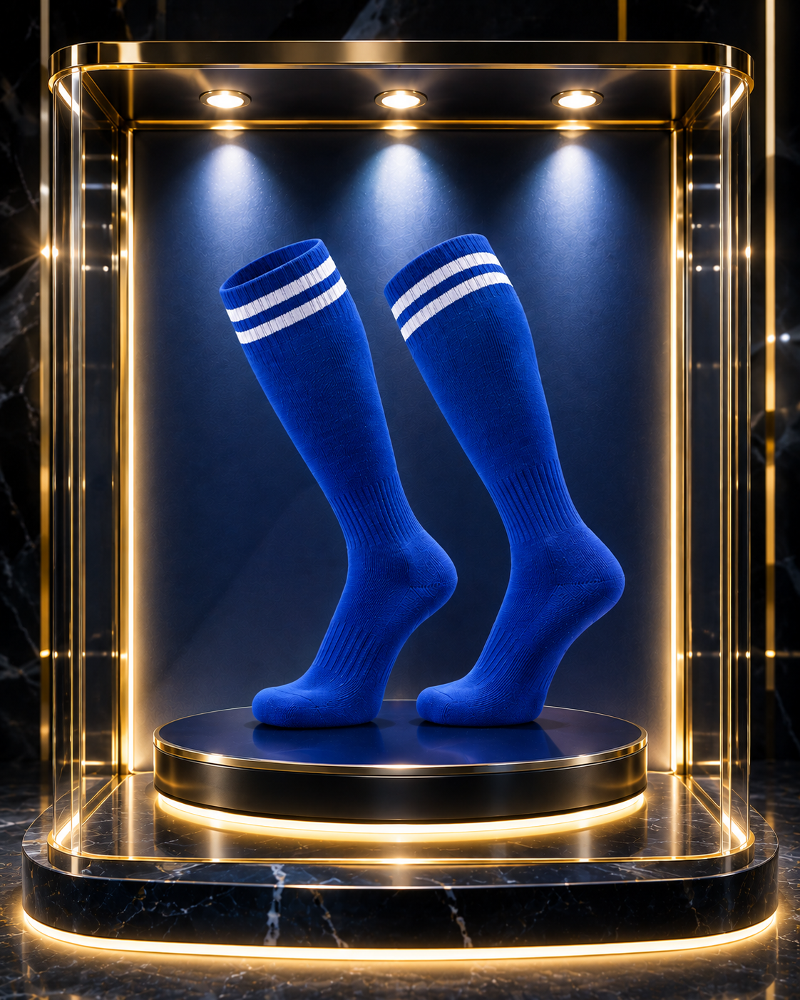 CALCETINES DE FÚTBOL ADULTO PUÑO RAYADO UNISEX
