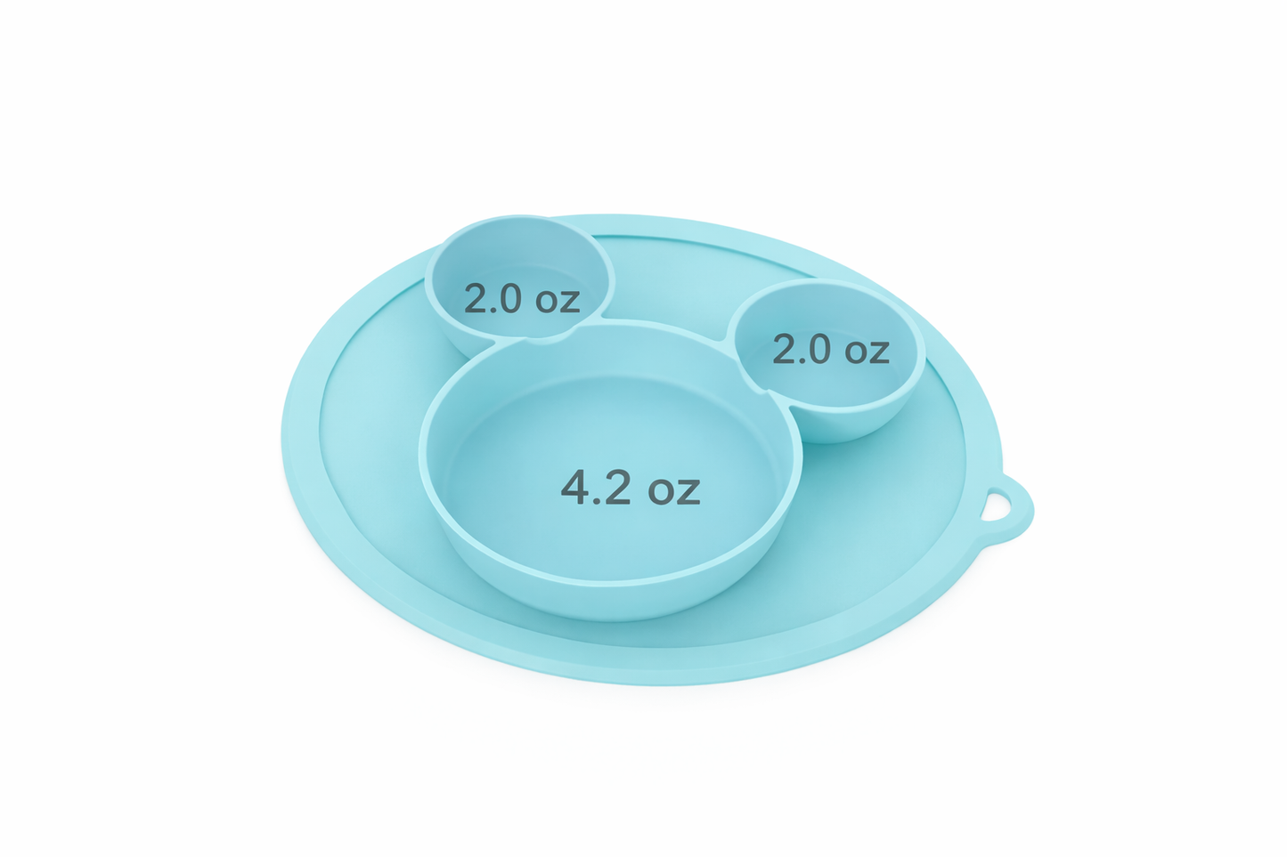 PLATO DE SILICONA ESTILO  MICKEY