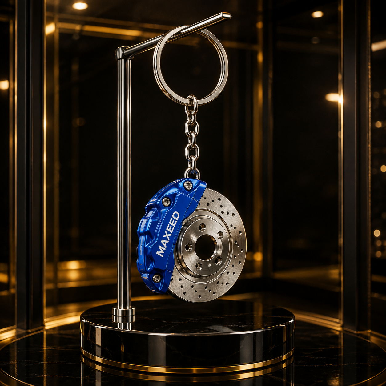 LLAVERO CALIPER MAXEED METÁLICO – DISEÑO AUTOMOTRIZ