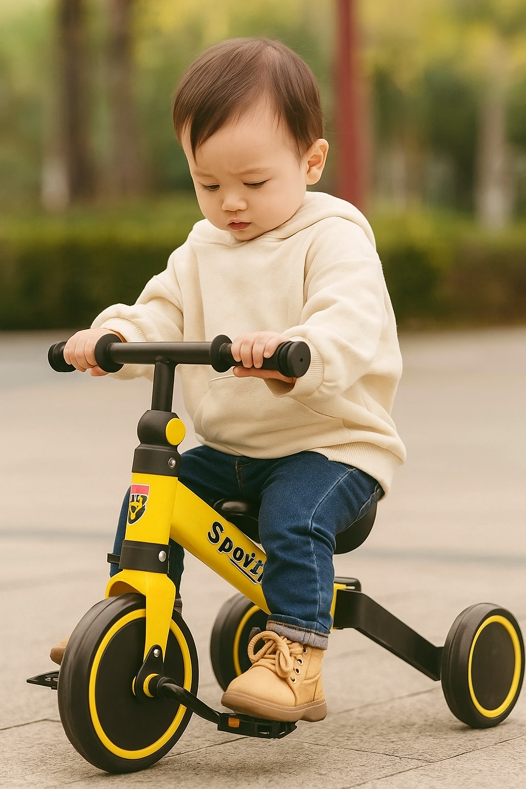 TRICICLO CON PEDALES NIÑOS Y NIÑAS