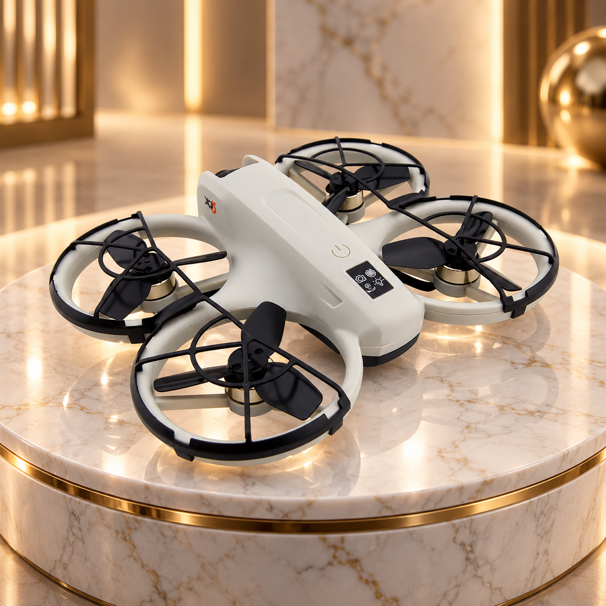 DRONE XJ3 WIFI CON DOBLE CÁMARA, CONTROL CON PANTALLA REBATIBLE DE 4,5” Y ESTUCHE