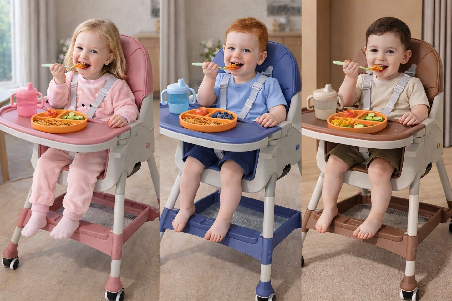 SILLA COMEDOR PLEGABLE PARA NIÑOS