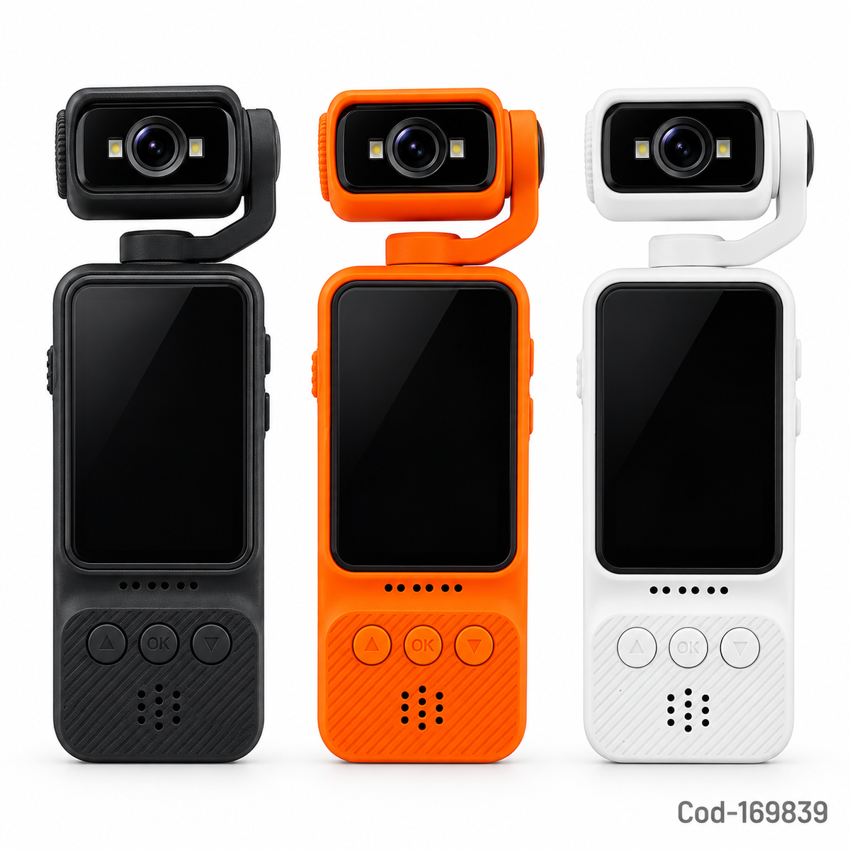 **Cámara Deportiva Pocket WiFi 1080P con Pantalla LCD y USB-C**