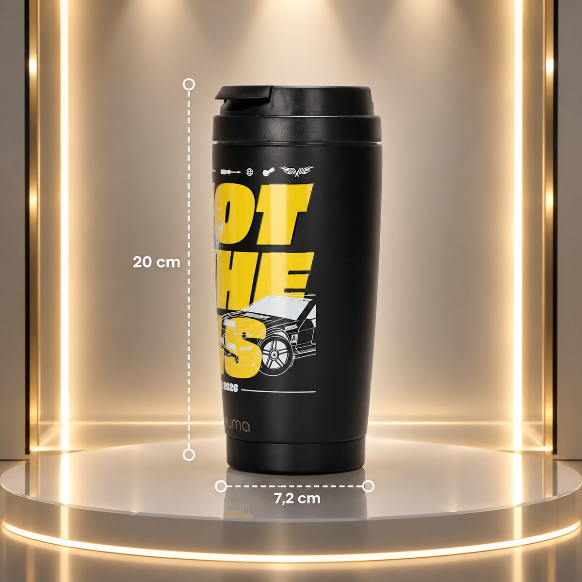 VASO TÉRMICO PARA CAFÉ HOT WHEELS LEGENDS 590 ML UMA