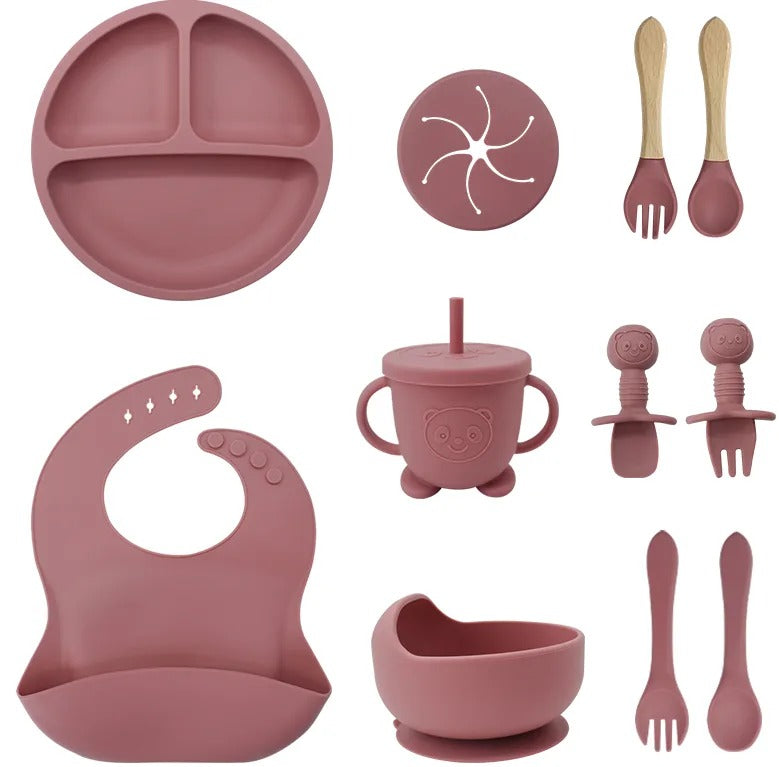 SET DE ALIMENTACION DE SILICONA DE ALTA CALIDAD 11 piezas