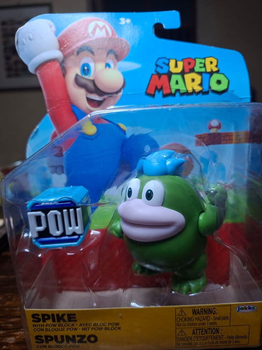 FIGURA SUPER MARIO SPIKE CON BLOQUE POW – JAKKS PACIFIC