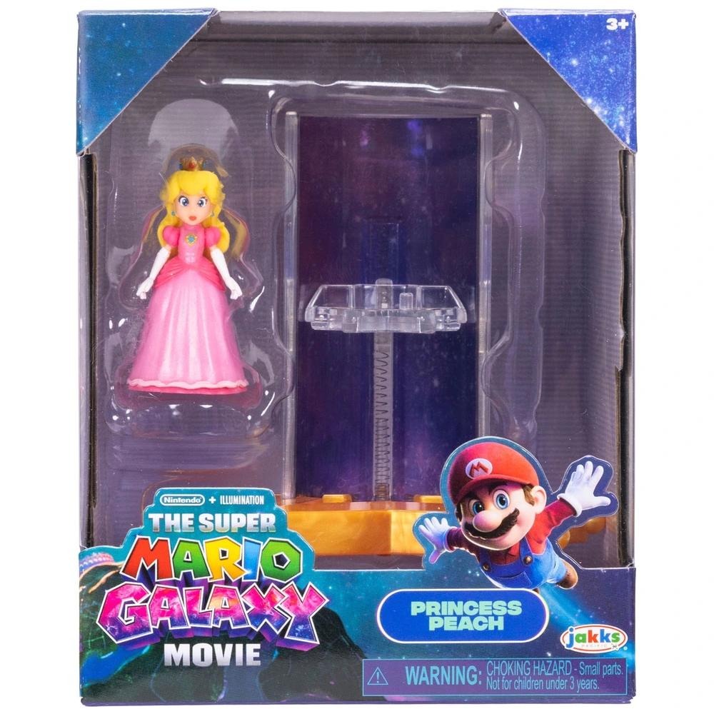 FIGURA PRINCESS PEACH 1.5” CON STAR LAUNCHER – THE SUPER MARIO GALAXY MOVIE – JAKKS PACIFIC