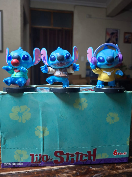 COLECCION DE STITCH  6 FIGURAS