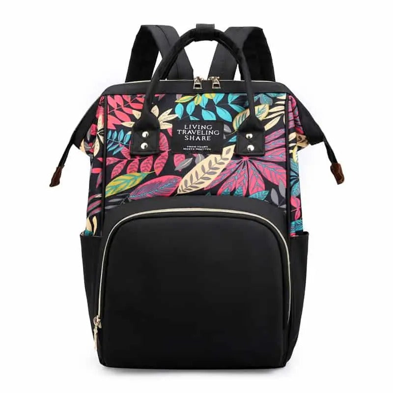 BOLSO MATERNAL FLOWERS 4 COLORES