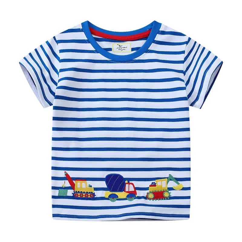 Polera Niño 100%  Algodón Jumping Meters.