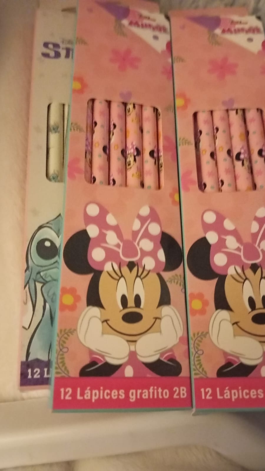12 LAPICES GRAFITO Estilo DISNEY