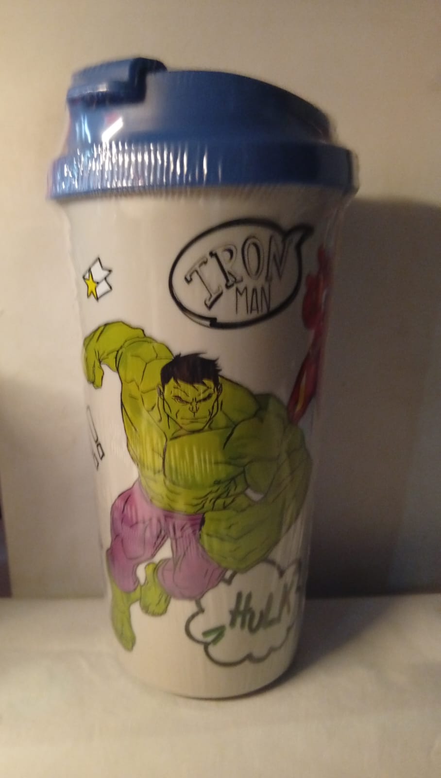 MUG SPIDERMAN MCKEY HULK MINNIE LA SIRENITA CAPITAN AMERICA 475 ML
