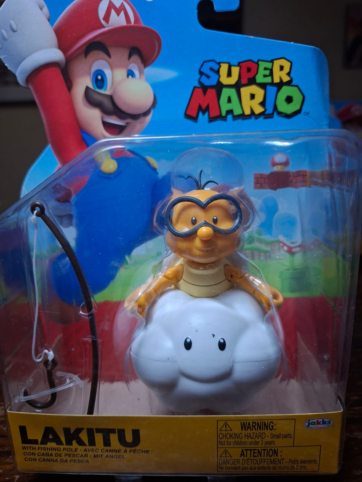 FIGURA SUPER MARIO LAKITU CON CAÑA DE PESCAR – JAKKS PACIFIC