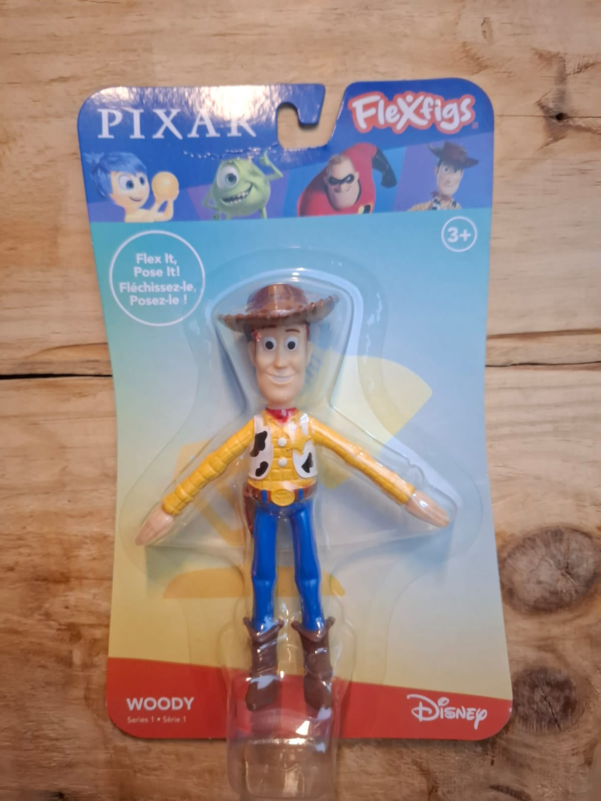 FIGURA FLEXIBLE WOODY PIXAR FLEXFIGS DISNEY LICENCIADA