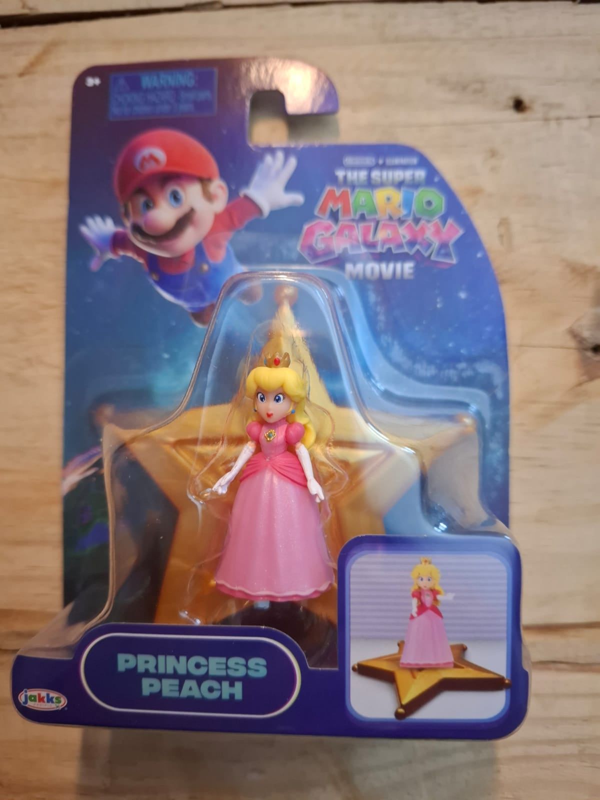 FIGURA PRINCESS PEACH 1.5” CON STAR LAUNCHER – THE SUPER MARIO GALAXY MOVIE – JAKKS PACIFIC