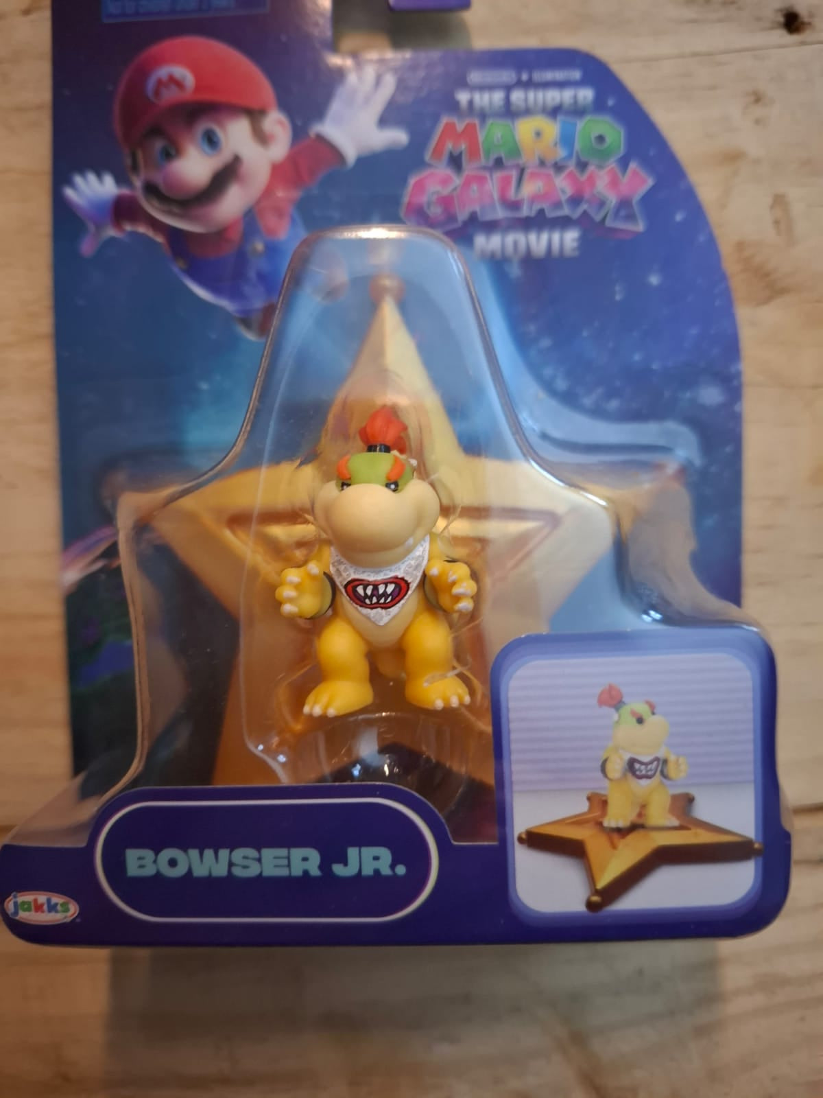 FIGURA BOWSER JR. 1.5” CON STAR LAUNCHER – THE SUPER MARIO GALAXY MOVIE – JAKKS PACIFIC