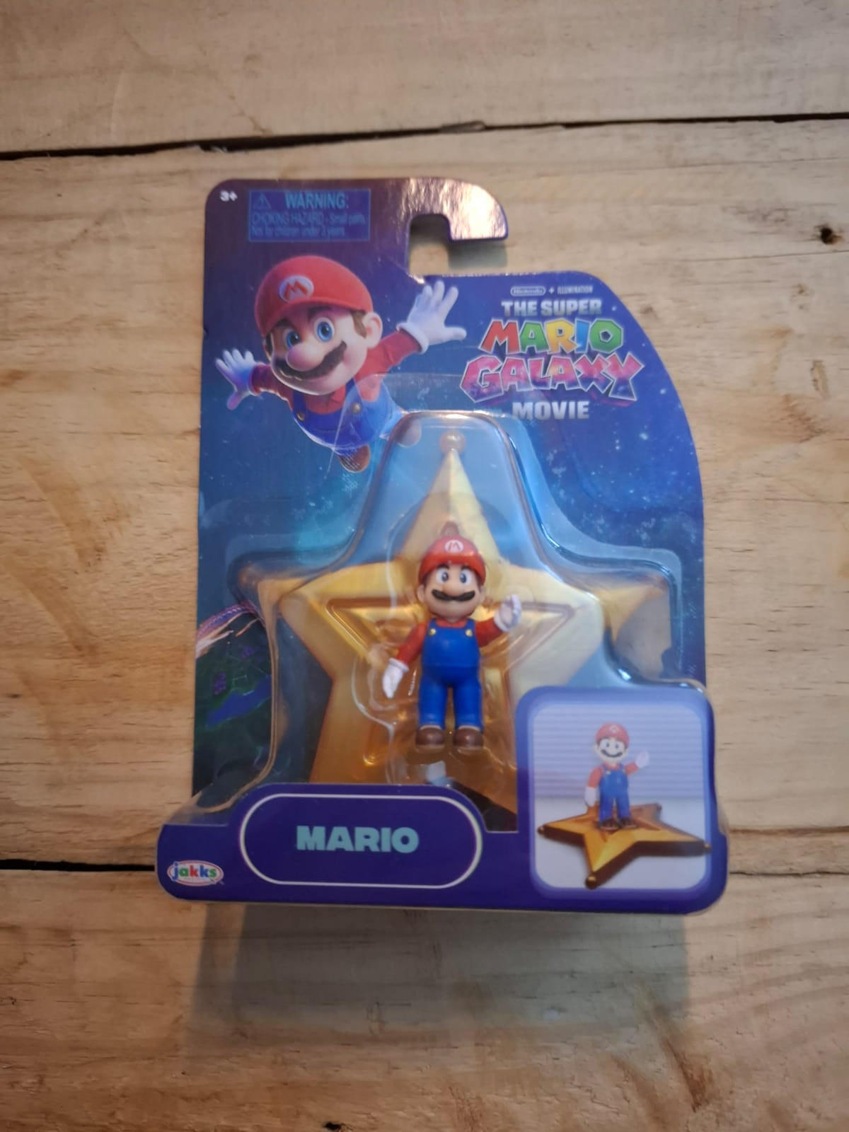 FIGURA MARIO 1.5” CON STAR LAUNCHER – THE SUPER MARIO GALAXY MOVIE – JAKKS PACIFIC