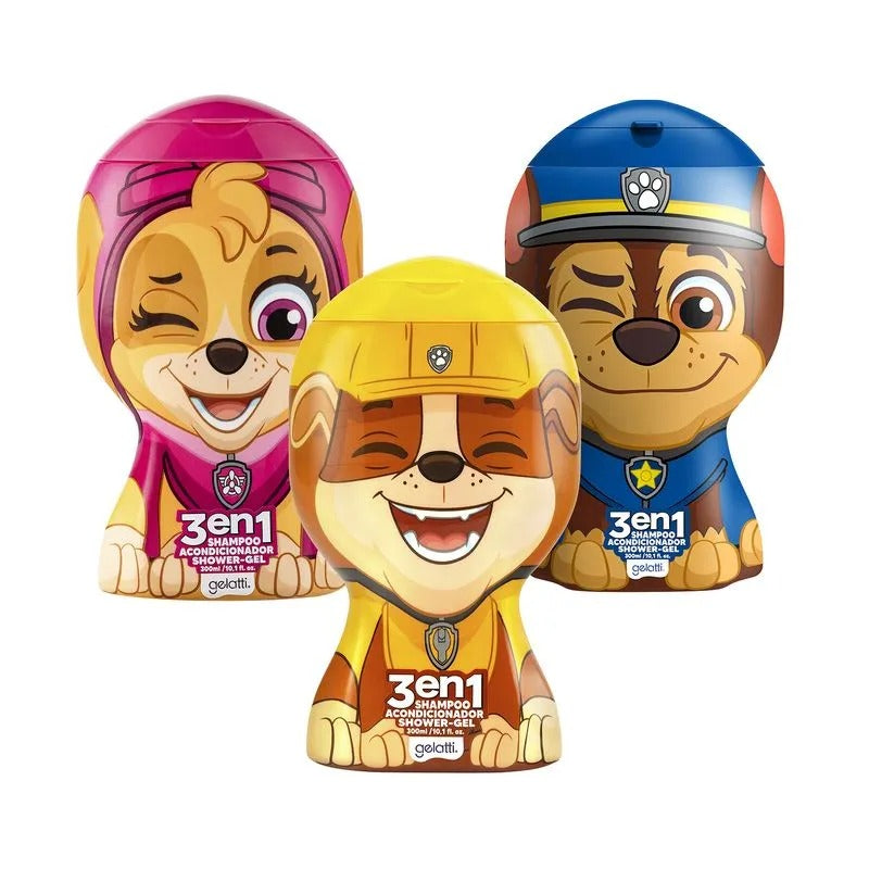 SHAMPOO SHOOBIES  PAW PATROL 3 EN 1 300 ML – GELATTI