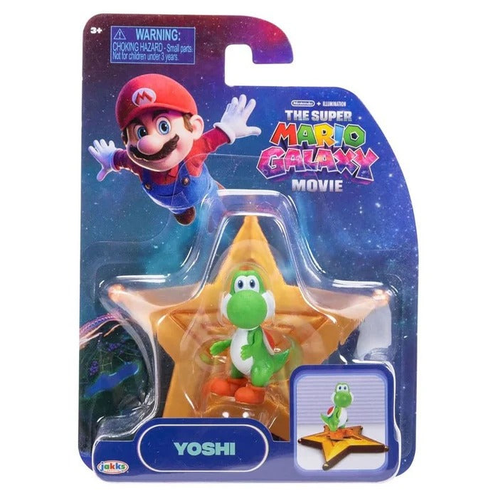 FIGURA YOSHI SUPER MARIO GALAXY MOVIE CON ESTRELLA – JAKKS PACIFIC