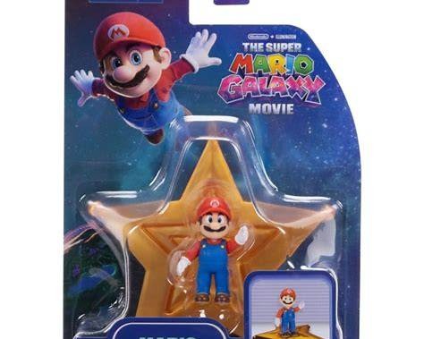 FIGURA MARIO 1.5” CON STAR LAUNCHER – THE SUPER MARIO GALAXY MOVIE – JAKKS PACIFIC