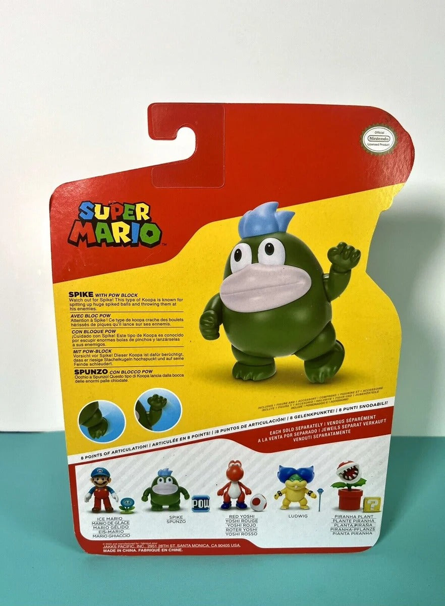 FIGURA SUPER MARIO SPIKE CON BLOQUE POW – JAKKS PACIFIC