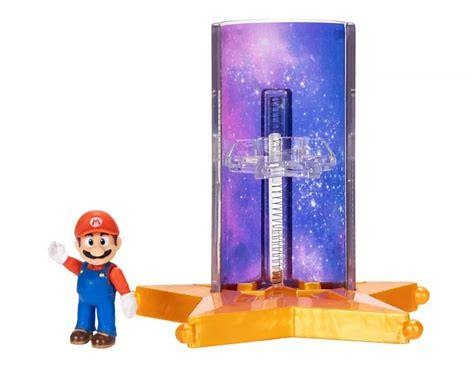 FIGURA MARIO 1.5” CON STAR LAUNCHER – THE SUPER MARIO GALAXY MOVIE – JAKKS PACIFIC